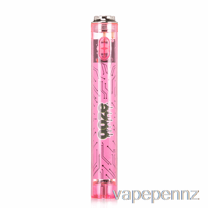 Ooze Slim 400mAh CLEAR 510 Vape Battery Atomic Pink VAPE NZ